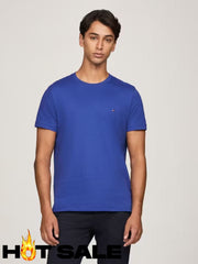Camiseta Slim Tommy Hilfiger Blue Camiseta