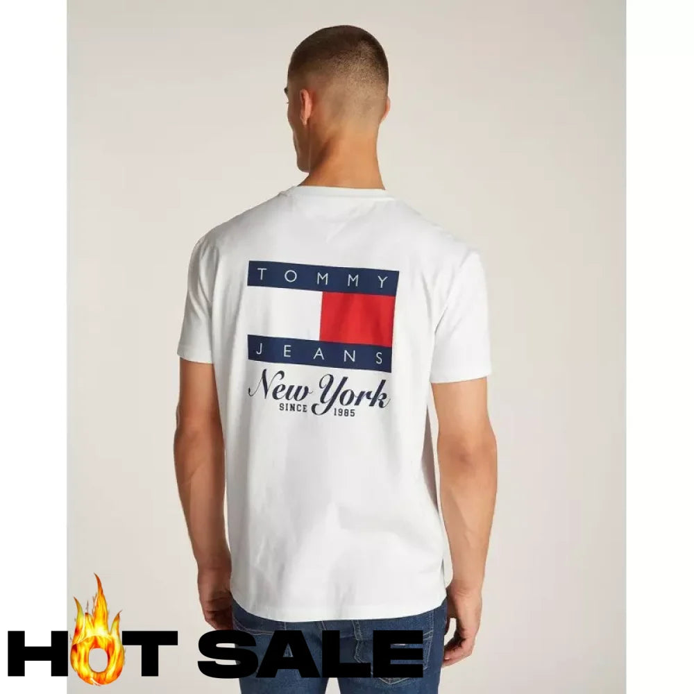 Camiseta Tommy Hilfiger Ecru S Camiseta