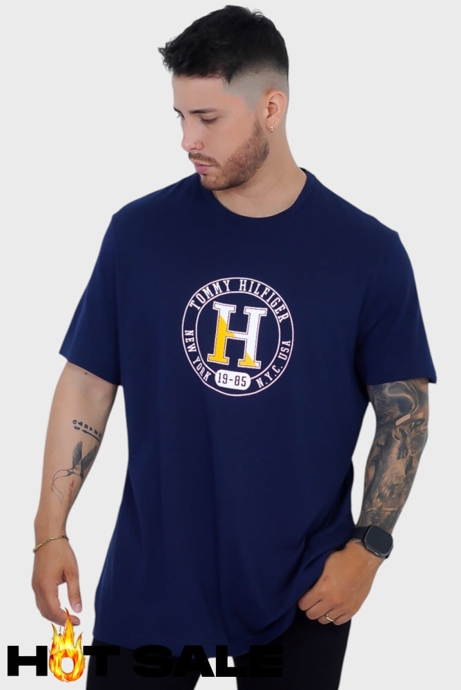 Camiseta Tommy Hilfiger Navy S Camiseta
