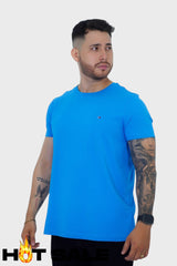 Camiseta Tommy Hilfiger Slim Blue Camiseta