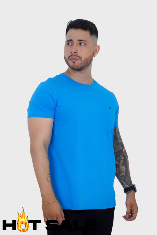 Camiseta Tommy Hilfiger Slim Blue Camiseta