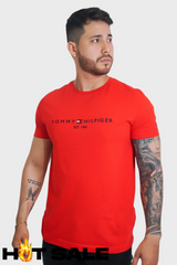 Camiseta Tommy Hilfiger Slim Red Camiseta