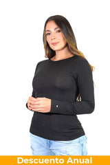 Camiseta Women Slim Tommy Hilfiger Black Camiseta
