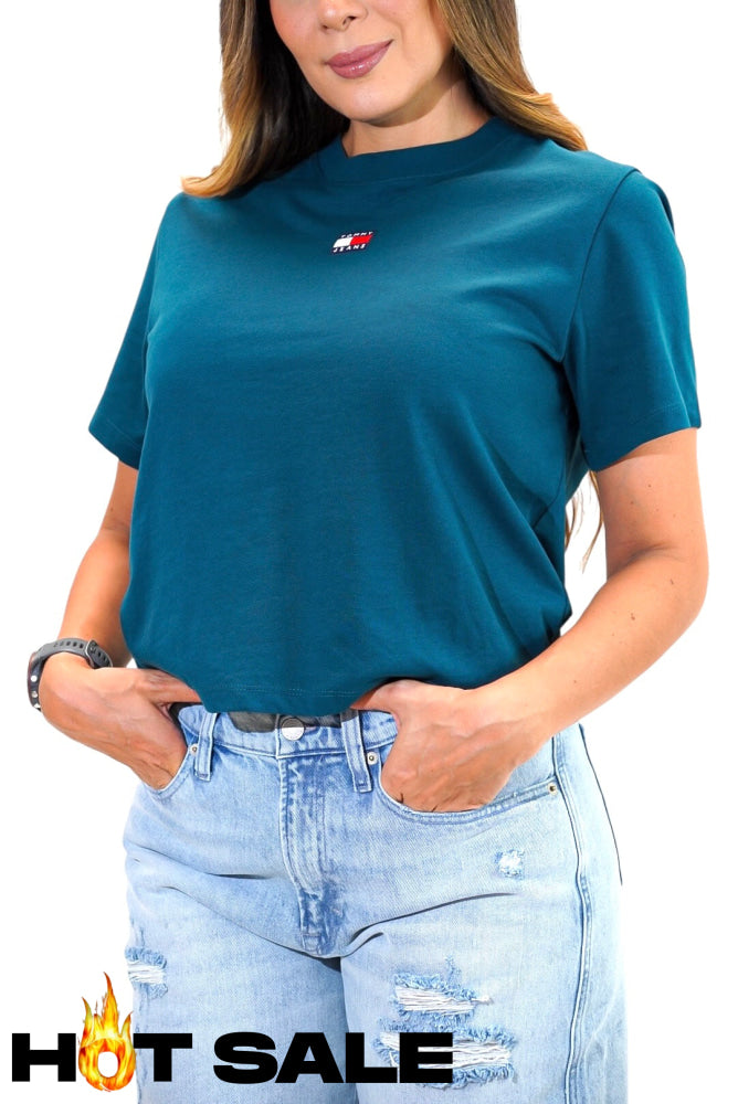 Camiseta Women Tommy Hilfiger Seawater XS Camiseta