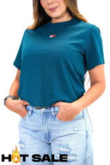 Camiseta Women Tommy Hilfiger Seawater XS Camiseta