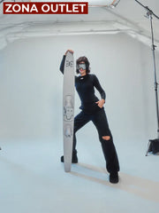 CELĒIT Cutout Pant Black Pantalones