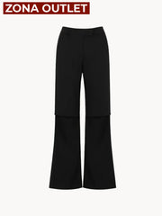 CELĒIT Cutout Pant Black Pantalones
