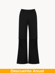 CELĒIT Cutout Pant Black Pantalones