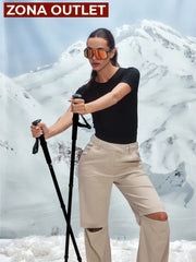 CELĒIT Cutout Pant Nude Pantalones