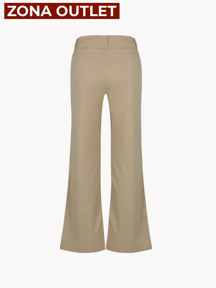 CELĒIT Cutout Pant Nude Pantalones