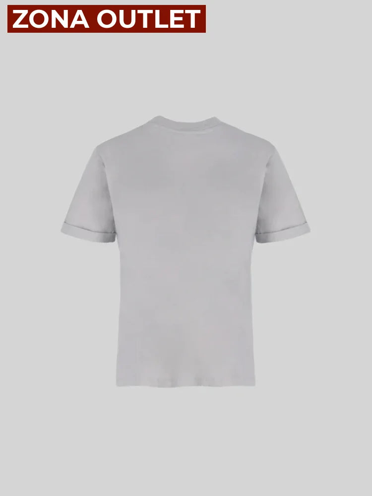 CELĒIT T-Shirt Cotton Grey Camiseta