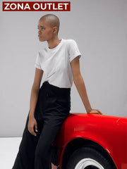 CELĒIT T-Shirt Cotton Grey Camiseta