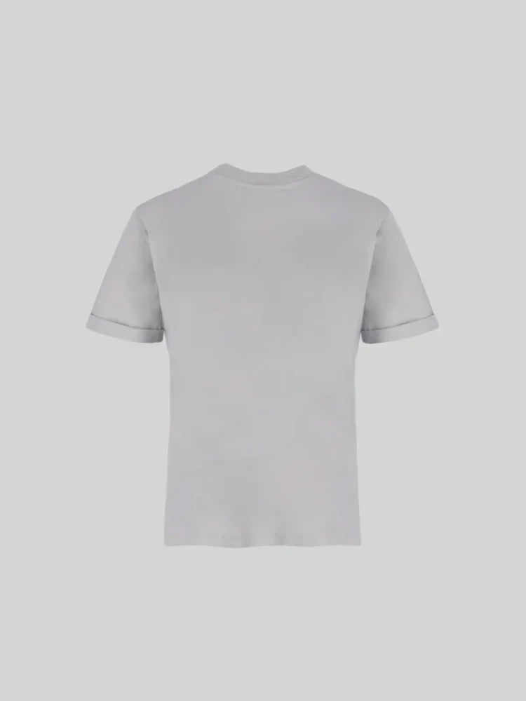 CELĒIT T-Shirt Cotton Grey Camiseta