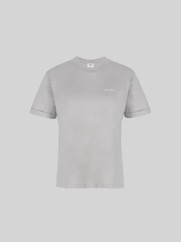 CELĒIT T-Shirt Cotton Grey Camiseta