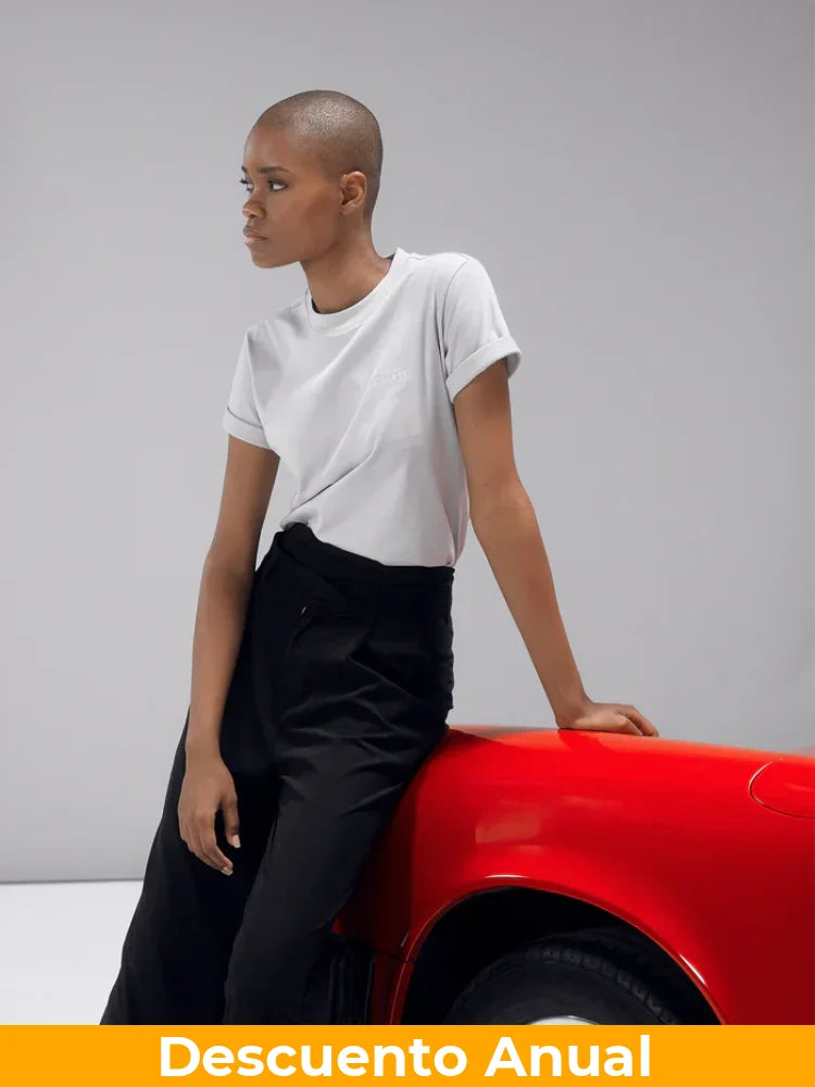 CELĒIT T-Shirt Cotton Grey Camiseta