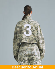 Cropped Hoodie Undergold Camo Chaqueta