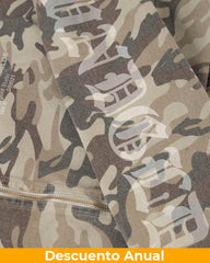 Cropped Hoodie Undergold Camo Chaqueta