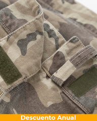 Cropped Hoodie Undergold Camo Chaqueta