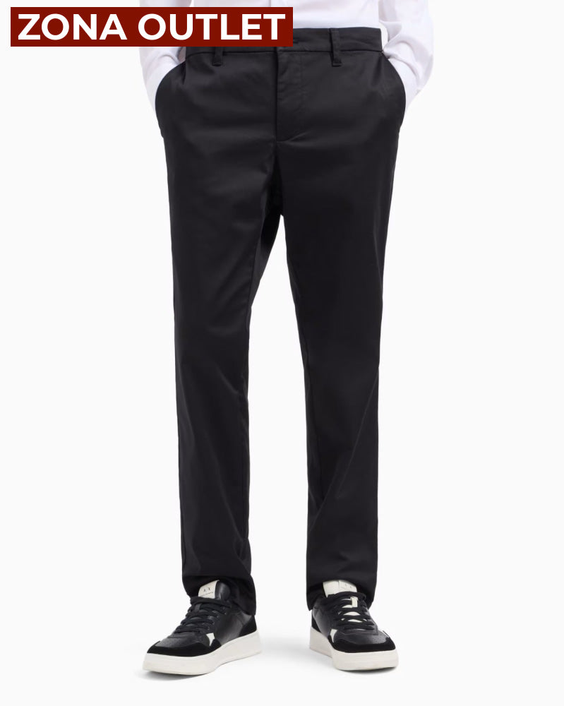Chino Pants Men Black Armani Exchange Pantalones