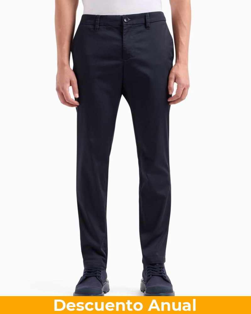 Chino Pants Men Deep Navy Armani Exchange Pantalones