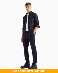 Chino Pants Men Deep Navy Armani Exchange Pantalones