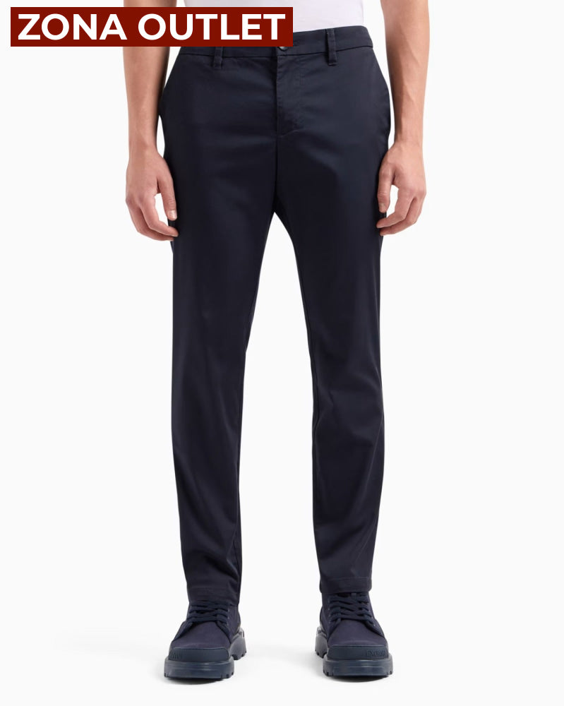 Chino Pants Men Deep Navy Armani Exchange Pantalones