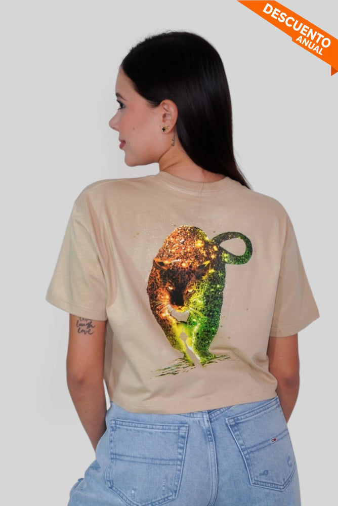 Crop Top Oversize Camiseta