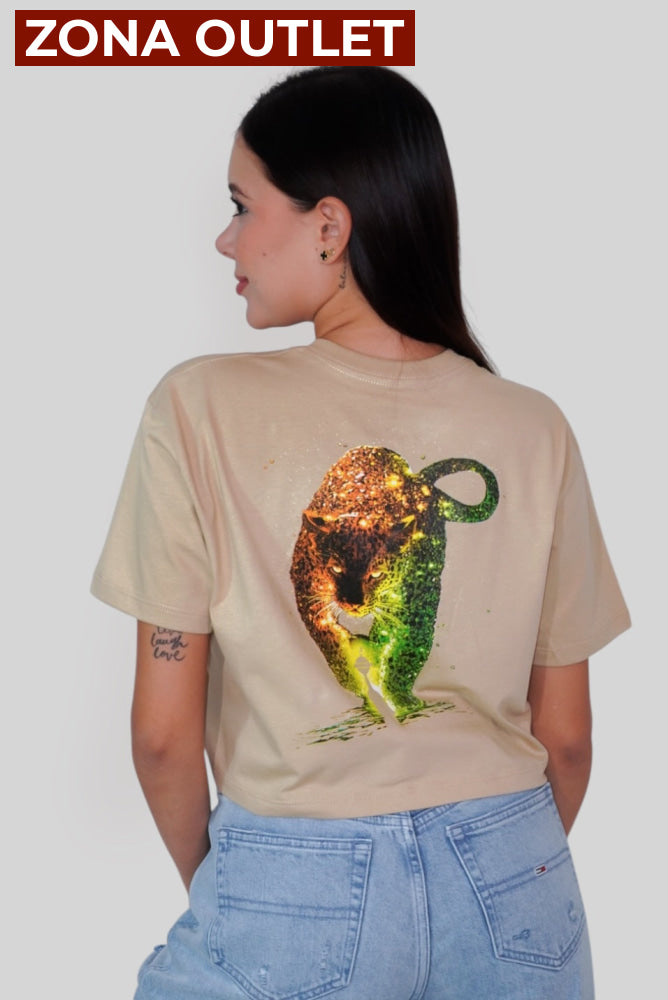 Crop Top Oversize Camiseta