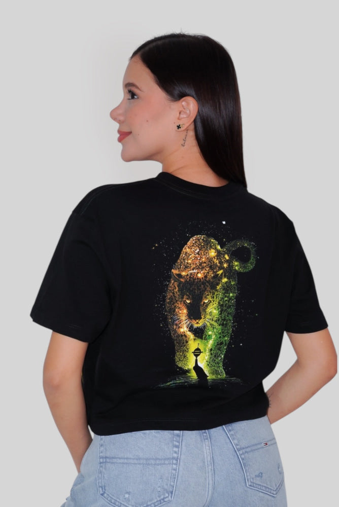 Crop Top Oversize Camiseta