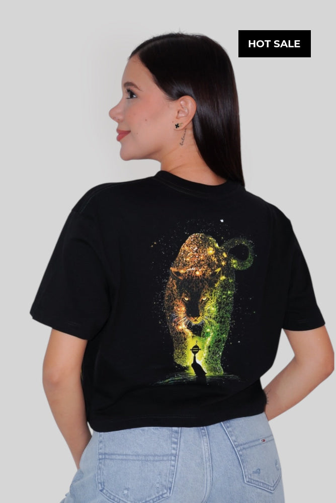 Crop Top Oversize Camiseta