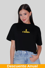 Crop Top Oversize Camiseta