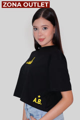 Crop Top Oversize Camiseta