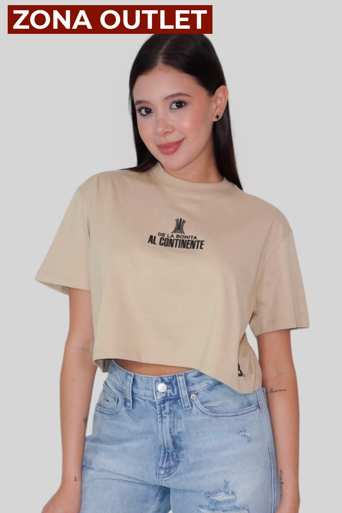 Crop Top Oversize Camiseta