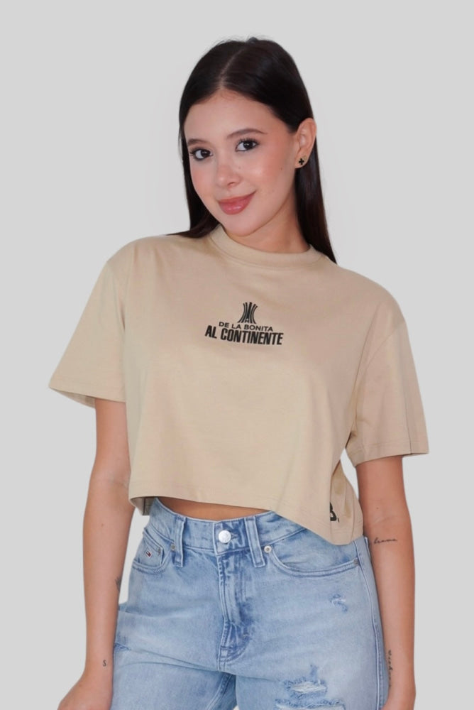 Crop Top Oversize Camiseta