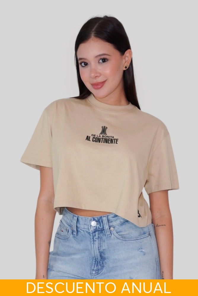 Crop Top Oversize Camiseta