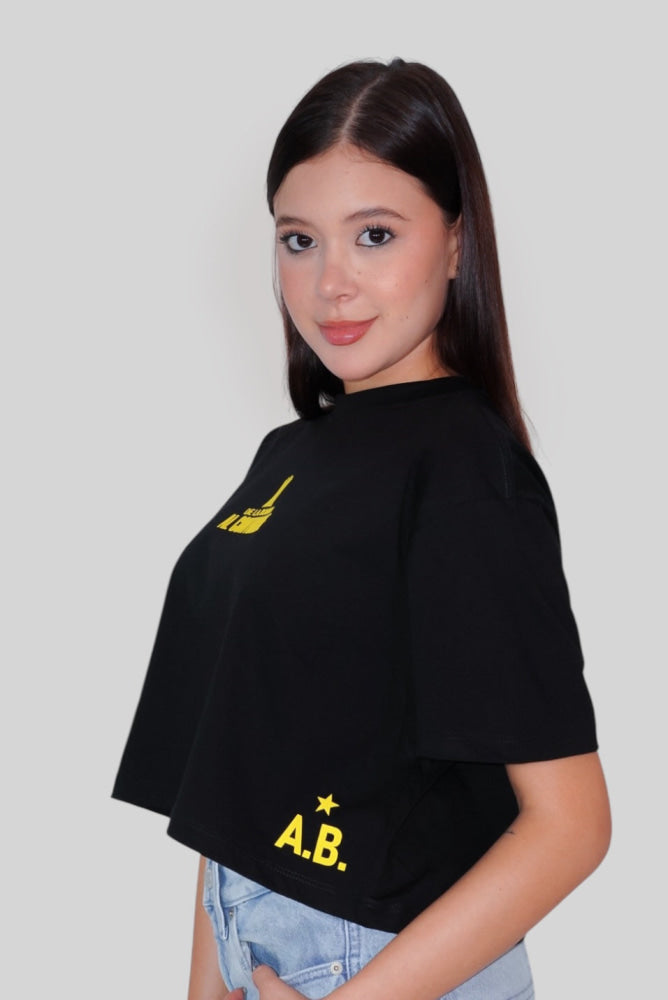 Crop Top Oversize Camiseta