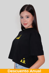 Crop Top Oversize Camiseta