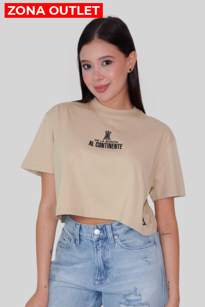 Crop Top Oversize Camiseta