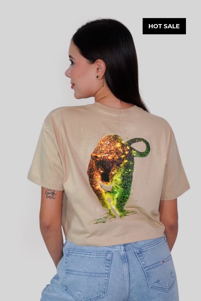 Crop Top Oversize Camiseta
