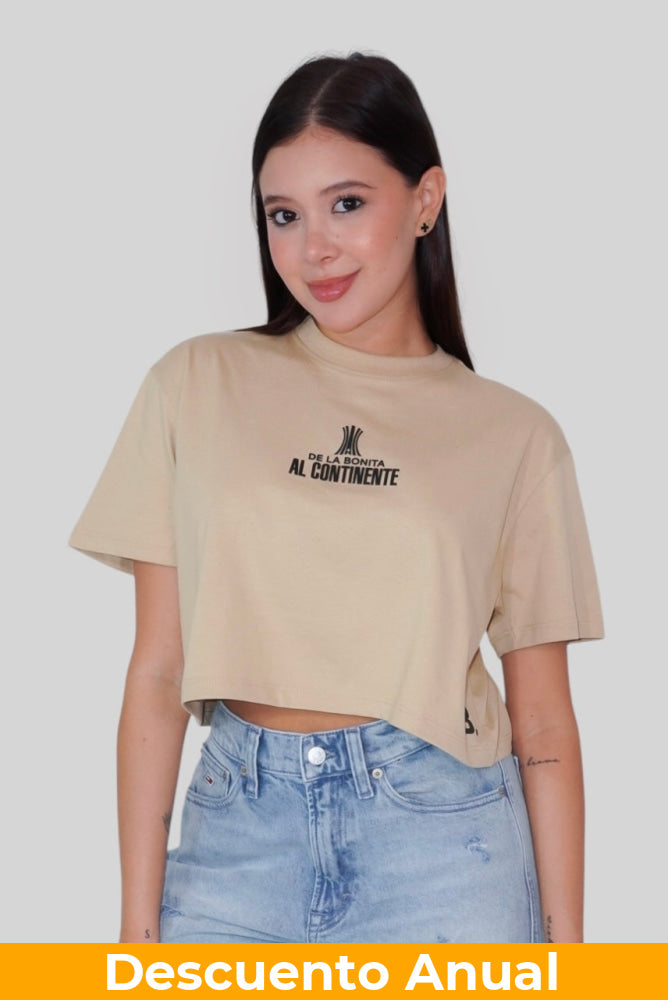 Crop Top Oversize Camiseta