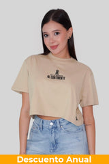 Crop Top Oversize Camiseta