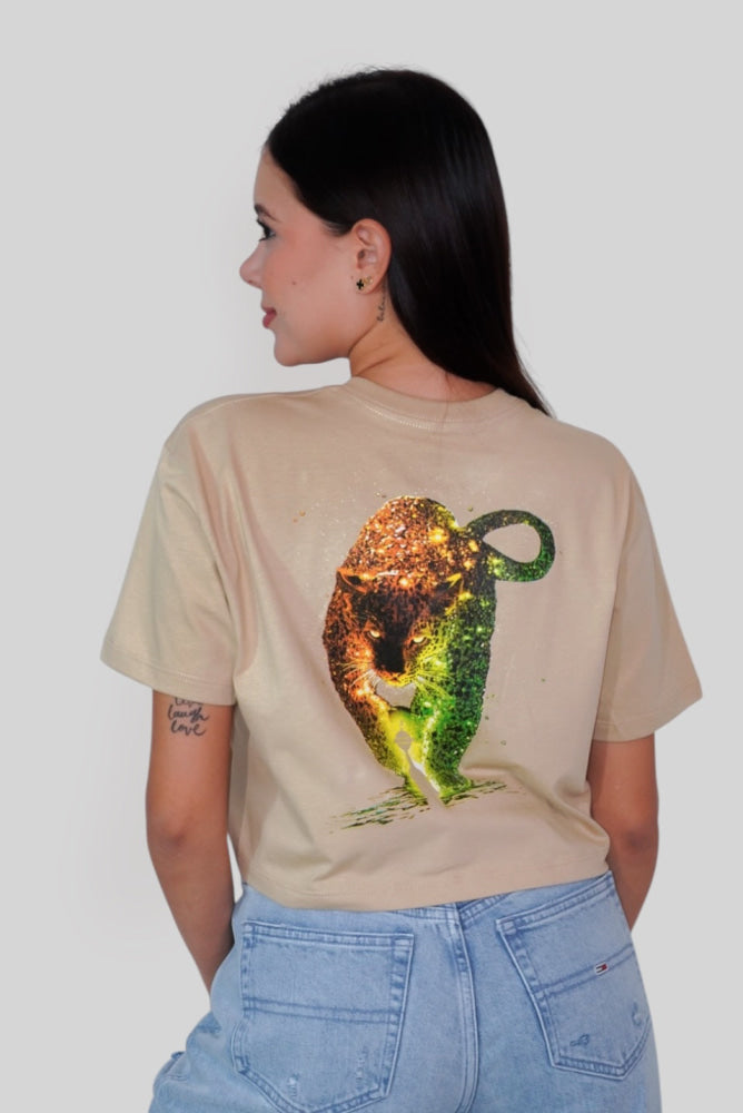 Crop Top Oversize Camiseta