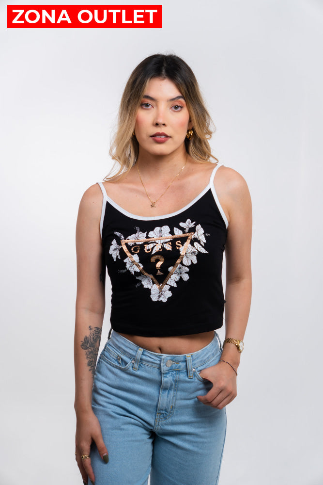 Crop Top Women Guess Camiseta