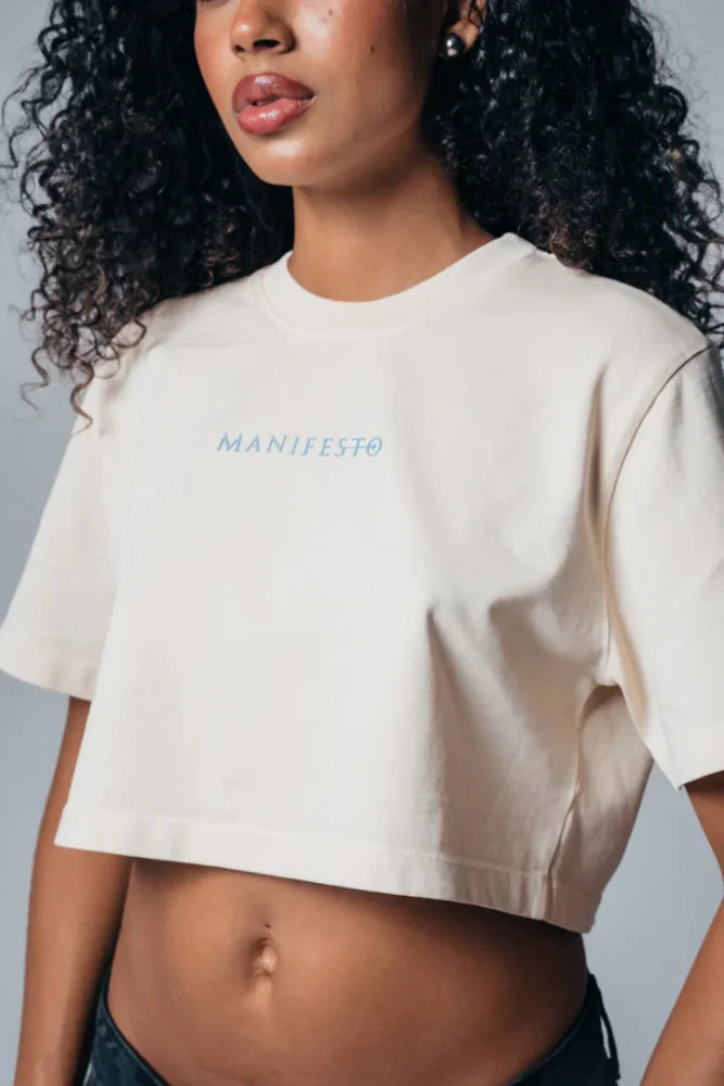 Crop Top Women Manifesto - Crop Top