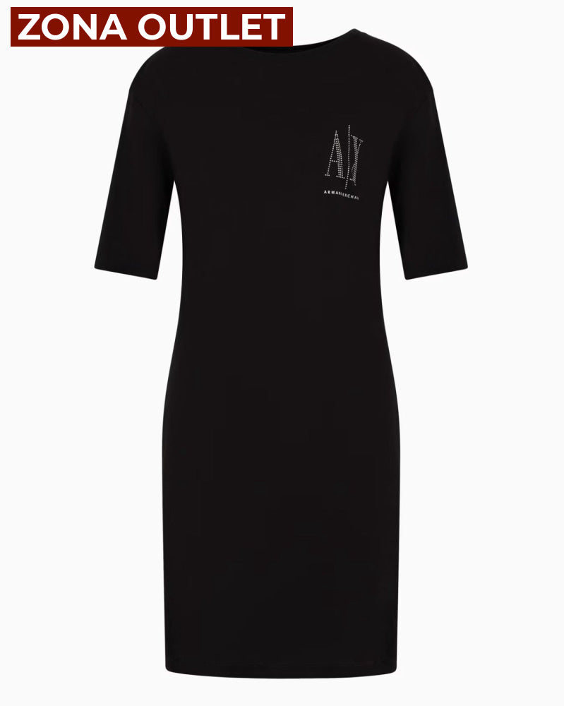 Dress Women Black Armani Exchange Vestido