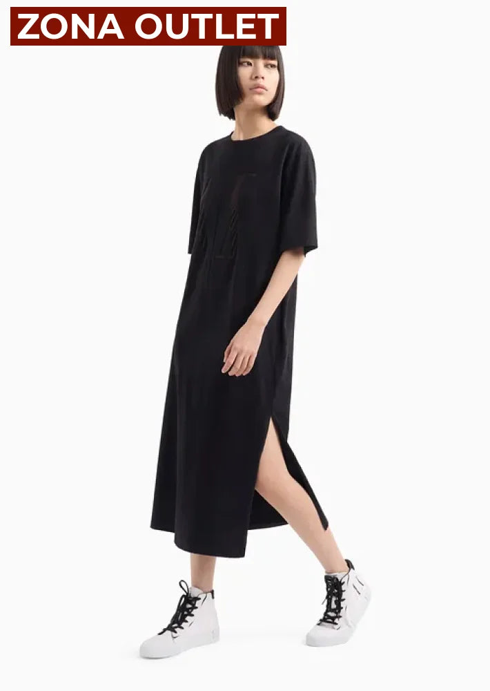 Dress Women Black Armani Exchange Vestido