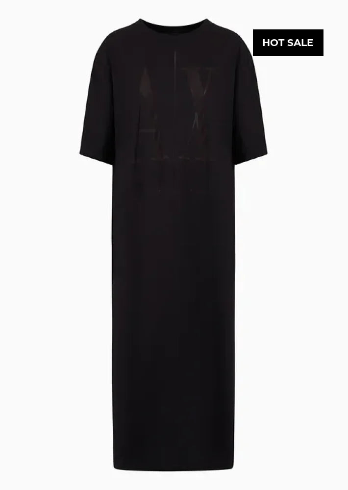 Dress Women Black Armani Exchange Vestido