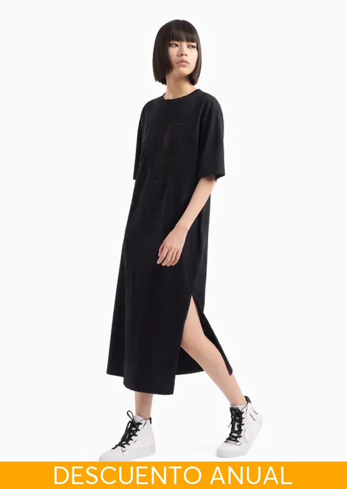 Dress Women Black Armani Exchange Vestido