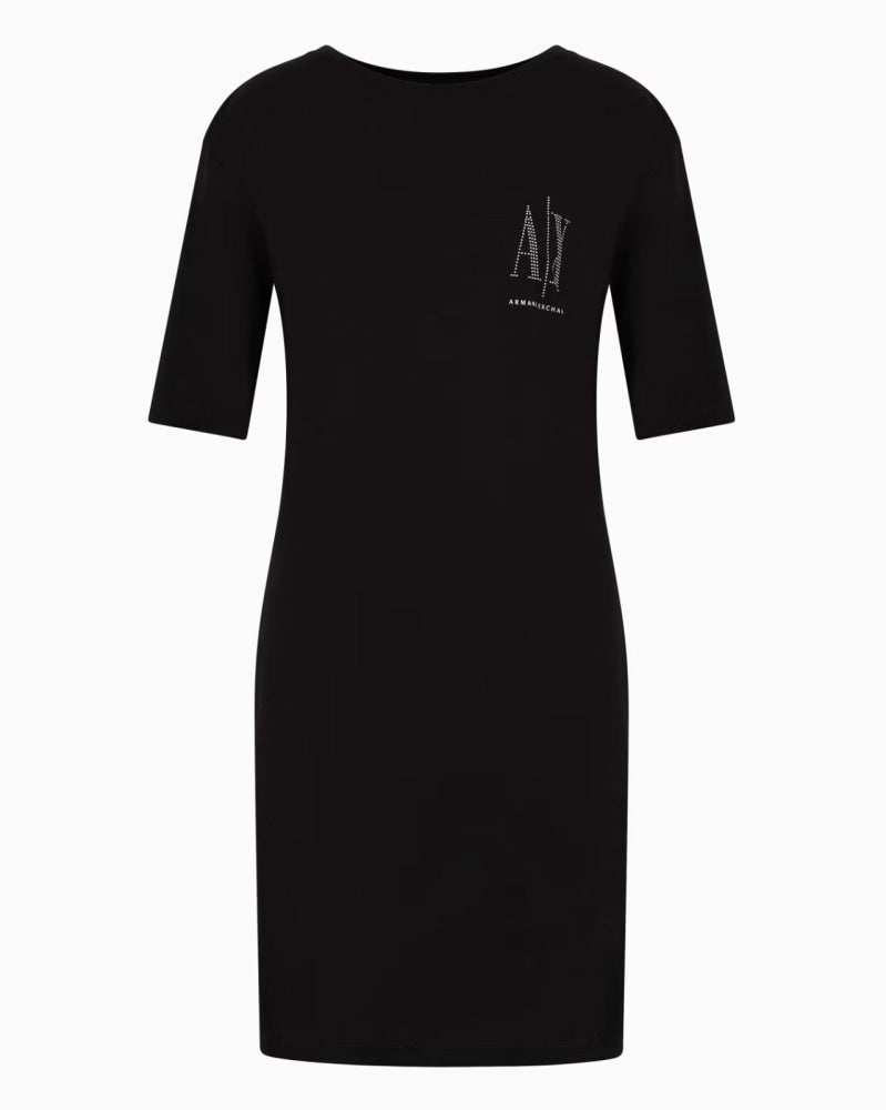 Dress Women Black Armani Exchange Vestido