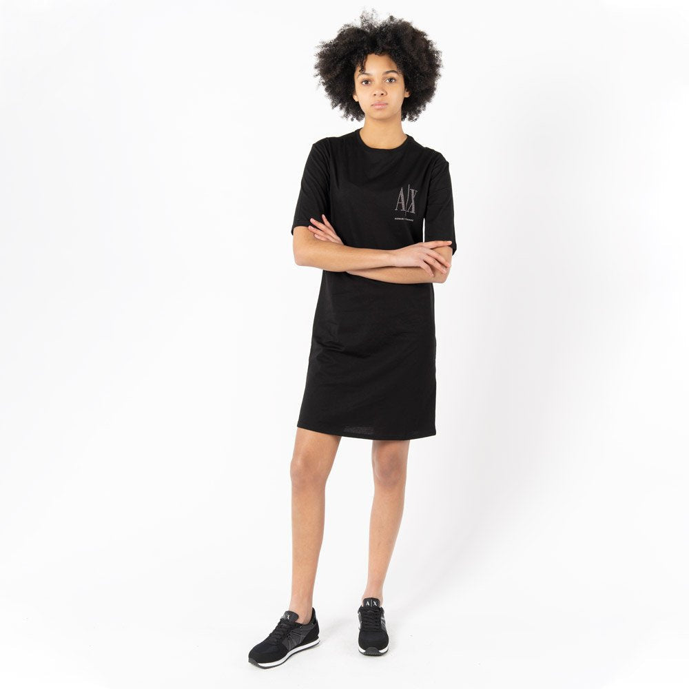 Dress Women Black Armani Exchange Vestido